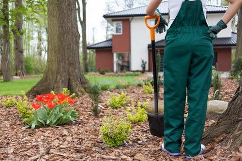 Safety equipment and compliance documents for garden service in Harrow